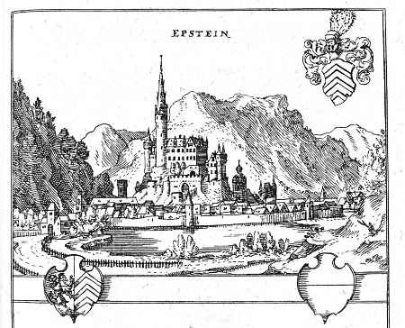 Ansicht von Eppstein, 1605