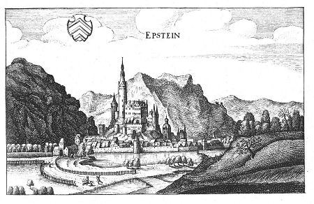 Ansicht von Eppstein, 1646