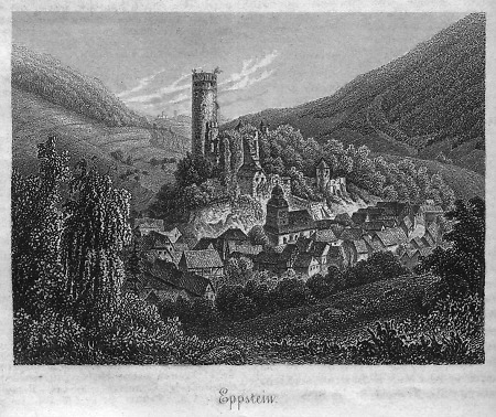 Ansicht von Eppstein, 1867