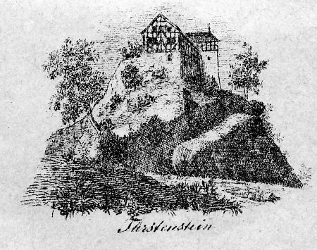 Ansicht von Fürstenstein, 1833