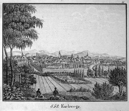 Ansicht von Eschwege, 1835