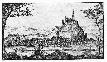 Ansicht von Felsberg, 1591