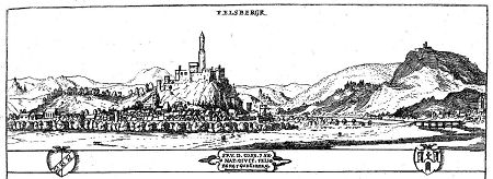 Ansicht von Felsberg, 1605
