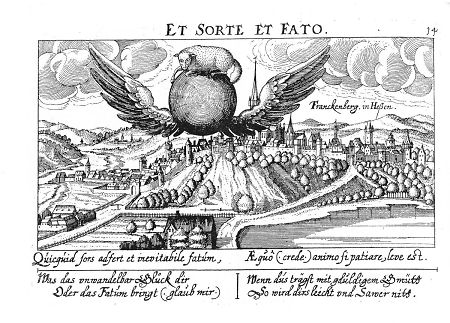 Ansicht von Frankenberg, 1625