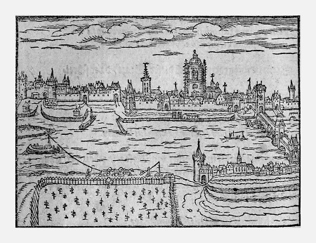 Ansicht Frankfurts von Süden, 1610