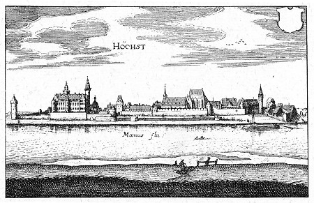 Ansicht von Höchst, 1646