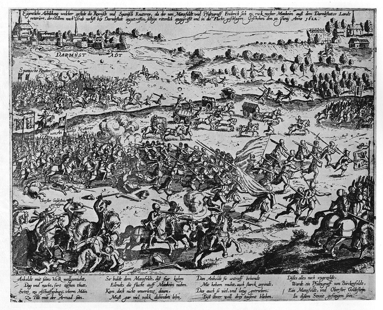 Gefecht bei Darmstadt am 10. Juni 1622, 1622