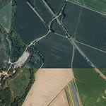 Die Lage von Holzheim im Orthofoto
