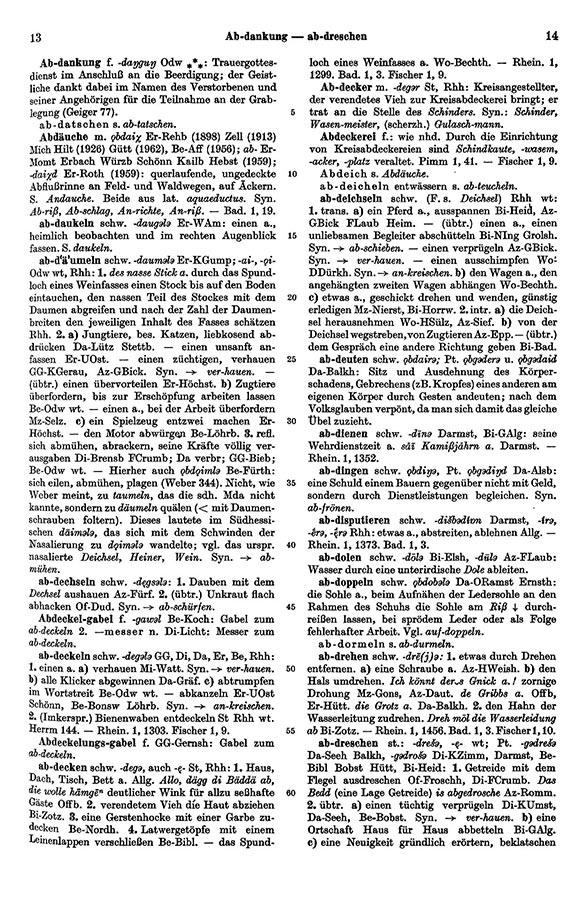 Page View: Volume 1, Columns 13–14