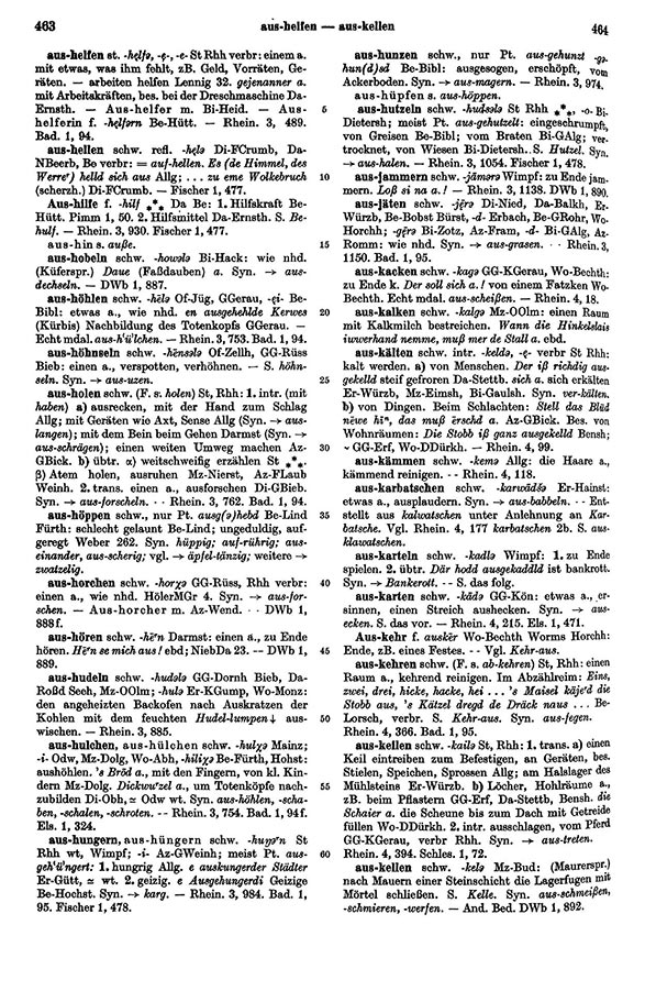 Page View: Volume 1, Columns 463–464