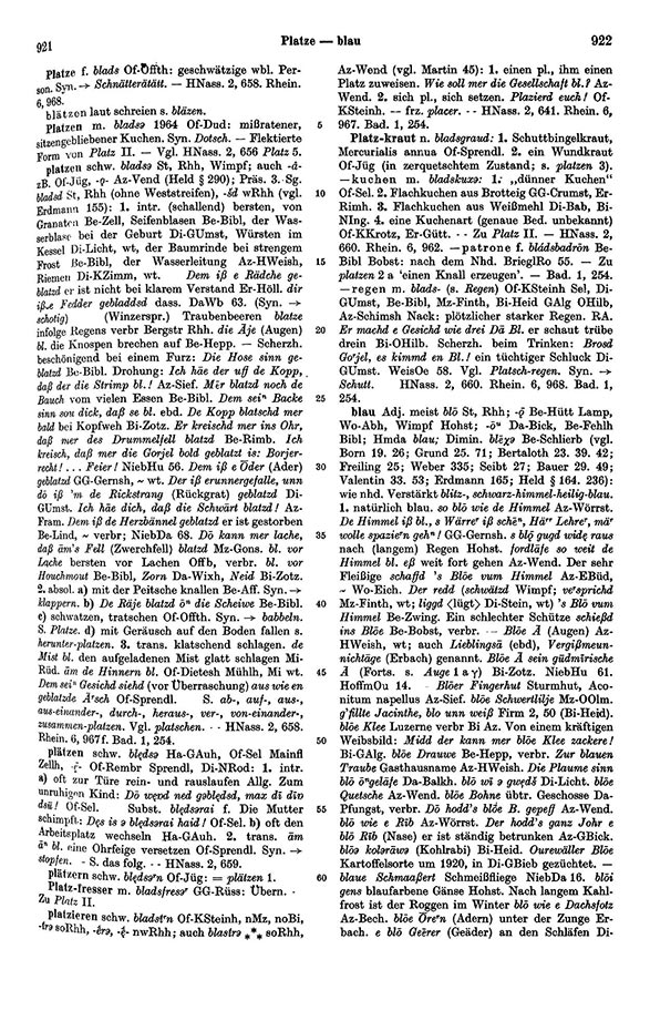 Page View: Volume 1, Columns 921–922