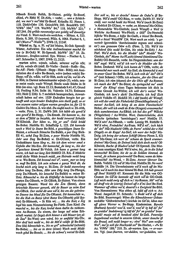 Page View: Volume 6, Columns 261–262