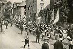 Vorschaubild Marburger Korporationen beim Festzug zum Jubiläum der Marbruger Universität, 1927