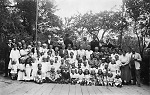 Vorschaubild Aufnahme anlässlich des Fronleichnamsfestes in Frankenberg, 1924