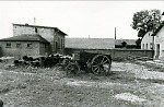 Vorschaubild Abstellplatz auf dem städtischen Schlachthof in Gelnhausen, um 1950