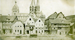 Vorschaubild Der Untermarkt in Gelnhausen mit der Marienkirche, 1881