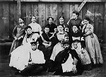 Vorschaubild Gruppe von Samariteriner (in Frankfurt ?), 1870-1871