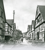 Vorschaubild Dorfstraße in Rhoden, um 1920?