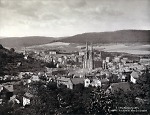 Vorschaubild Blick auf die Elisabethkirche in Marburg von der Rückseite des Schlosses, 1894