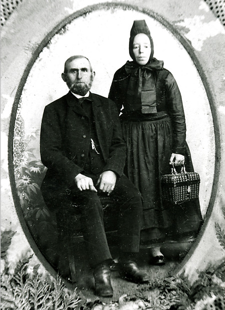 Hochzeitspaar aus Kirchvers, 1895
