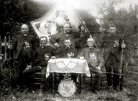 Mitglieder des Kriegervereins Lohra, 1911