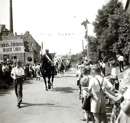 Festzug zur 1200-Jahrfeier von Lohra, 1952