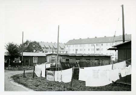 Ehemaliges RAD-Lager Hauer in Korbach, um 1955