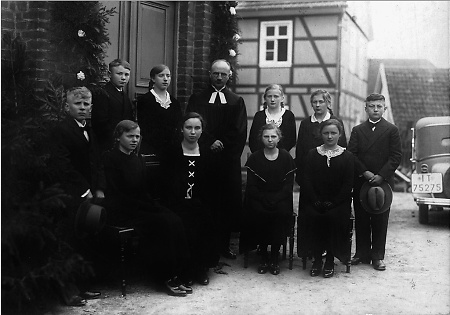 Konfirmation in Wetterburg, 1934