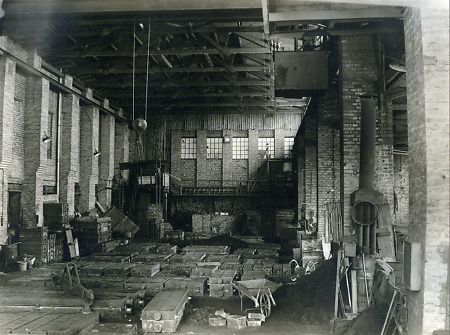Gießerei der Firma Lambion in Wetterburg, um 1950