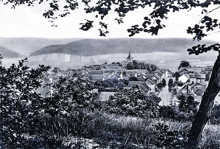 Blick auf Sachsenberg, um 1938