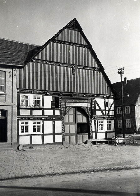 Fachwerkhaus im Kreis Hofgeismar, um 1938