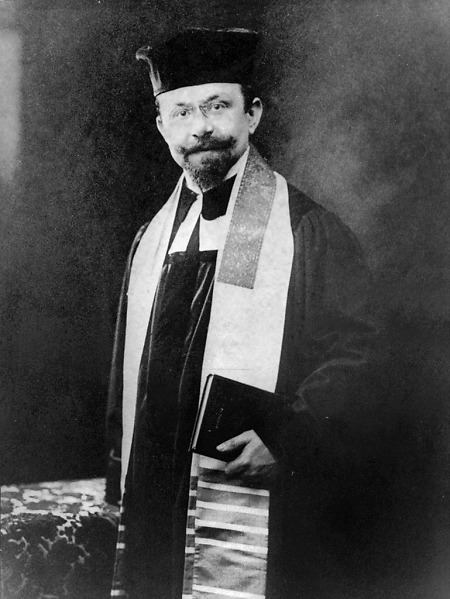 Der Darmstädter Rabbiner Dr. Bruno Italiener, um 1928