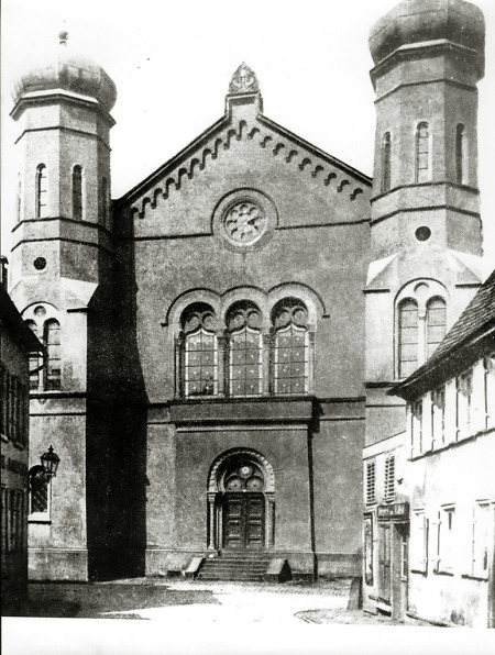 Die Synagoge in Bad Homburg, um 1910?