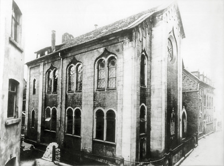 Die Synagoge in Fulda, um 1910