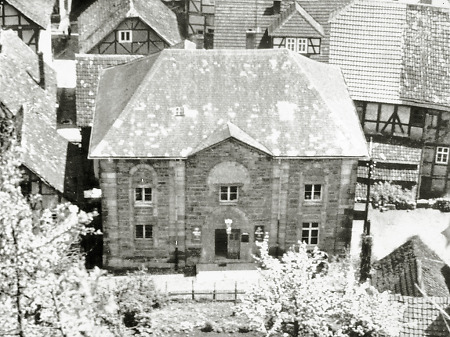 Die ehemalige Synagoge in Felsberg, um 1960?