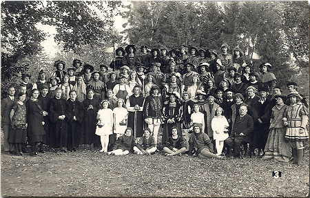 Teilnehmer am Lutherspiel in Homberg (Efze), 1926