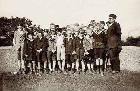 Schulausflug in Homberg (Efze), 1920er Jahre