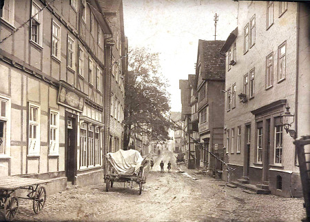 Die Untergasse in Homberg (Efze), um 1910?