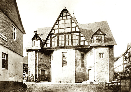 Choransicht der Kirche in Wächtersbach, 1895