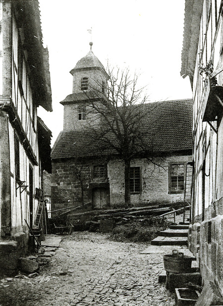 Die Kirche in Wichdorf, um 1900?