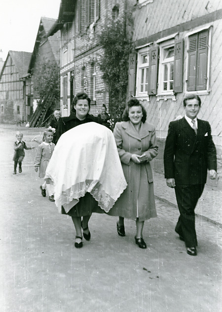 Taufe in Roth, 1950