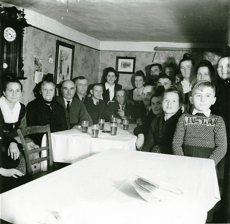 Geburtstagsfeier in Roth, um 1950