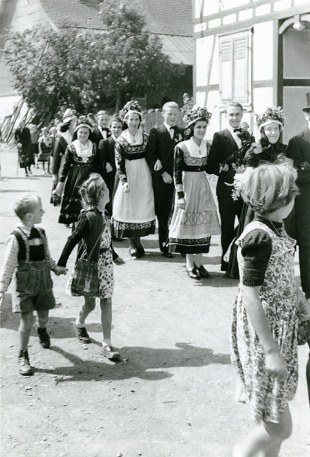 Kirmesumzug in Roth, 1952