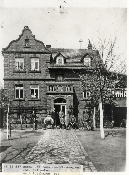 Das Gasthaus „Zum Wiesengrund“ in Roth, 1931-1933