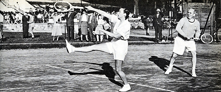 Der amerikanische Hohe Kommissar John McCloy beim Tennisspiel, 1949-1952