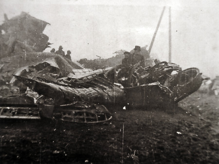 In Kraftsolms abgestürztes Kampfflugzeug, Dezember 1943