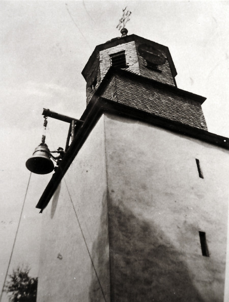 Ziehen einer neue Glocke auf die Brandoberndorfer Kirche, 1922