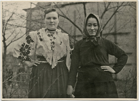 Ukrainische Zwangsarbeiterinnen in Marburg, 1942