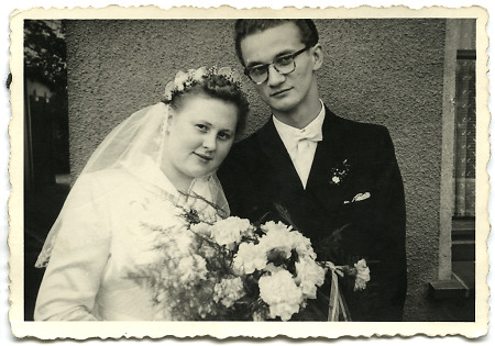 Brautpaar aus Roda, um 1950