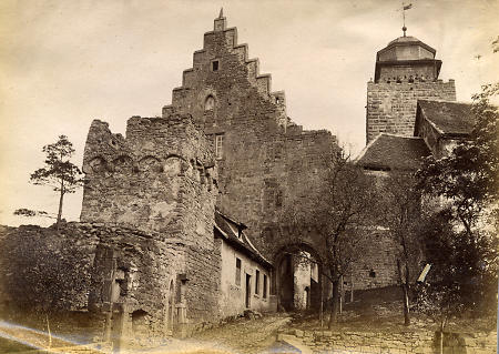 Burg Breuberg, um 1875